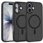   Full Matte Magsafe szilikon hátlap  - iPhone 17 (6.3") -  fekete