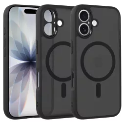 Full Matte Magsafe szilikon hátlap  - Samsung Galaxy S25 FE / S731 -  fekete