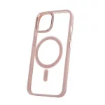   Satin Clear Magsafe szilikon hátlap - iPhone 11 (6.1") - pink
