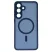 Aura Matte Magsafe szilikon hátlap  - Samsung Galaxy S25 FE / S731 -  kék