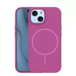 Magsafe Slim szilikon tok - iPhone 13 (6.1") - fukszia