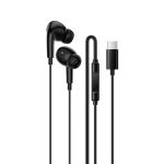   Borofone BM100 Pro Fuente earphones with microphone -Type-C - fekete