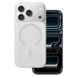 Glossy Magsafe szilikon tok - iPhone 17 Pro (6.3") - fehér