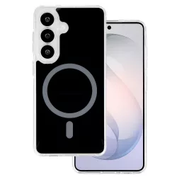 Glossy Magsafe szilikon tok - Samsung Galaxy S26 / G942 - fekete