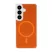 Glossy Magsafe szilikon tok - Samsung Galaxy S26 / G942 - narancs