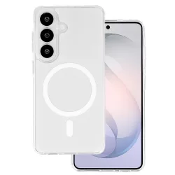 Glossy Magsafe szilikon tok - Samsung Galaxy S26 Ultra / G948 - fehér