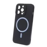 Szilikon Magsafe hátlap - iPhone 14 (6.1") - fekete