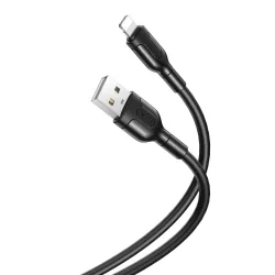XO NB212 - USB / Lightning Adat és Töltőkábel - 1m / 2.1A - Fekete