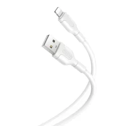 XO NB212 - USB / Lightning Adat és Töltőkábel - 1m / 2.1A - Fehér
