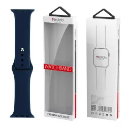 Yesido WB44 Szilikon Apple Watch szíj 38/40/41 mm (97+132) - Sötétkék