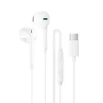   Borofone BM100 Fuente earphones with microphone -Type-C - fehér