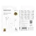Borofone BM100 Fuente earphones with microphone -Type-C - fehér