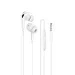   Borofone BM100 Pro Fuente earphones with microphone - jack 3,5 mm - fehér