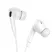 Borofone BM100 Pro Fuente earphones with microphone - jack 3,5 mm - fehér