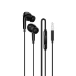   Borofone BM100 Pro Fuente earphones with microphone - jack 3,5 mm - fekete