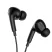 Borofone BM100 Pro Fuente earphones with microphone - jack 3,5 mm - fekete