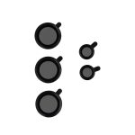   Kameravédő üveg Hard (5 db) - Samsung Galaxy S26 Ultra / S948 -  fekete