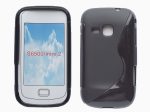   S-line szilikon hátlap - Samsung Galaxy Mini 2 / S6500 - fekete