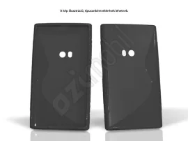 S-line szilikon hátlap - Samsung Galaxy S4 / i9500 - fekete