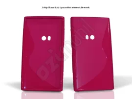 S-line szilikon hátlap - Samsung Galaxy Ace / S5830 - pink