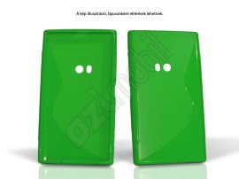 S-line szilikon hátlap - Samsung Galaxy S3 Mini / i8190 - zöld