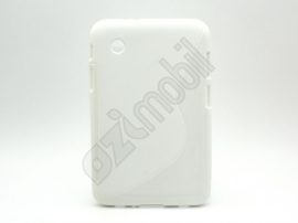 S-line szilikon hátlap - Samsung Galaxy Tab 2 / P3100 - fehér