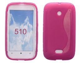 S-line szilikon hátlap - Nokia Lumia 510 (2012) - pink