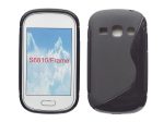   S-line szilikon hátlap - Samsung Galaxy Fame / S6810 - fekete