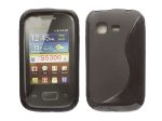   S-line szilikon hátlap - Samsung Galaxy Pocket / S5300 - fekete 