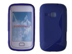   S-line szilikon hátlap - Samsung Galaxy Mini 2 / S6500 - kék