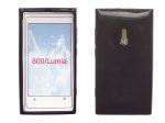 S-line szilikon hátlap - Nokia Lumia 800 (2011) - fekete