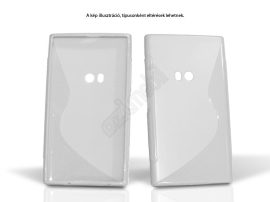 S-line szilikon hátlap - Samsung Galaxy  Alpha / G850 - fehér
