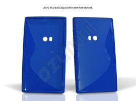 S-line szilikon hátlap - Samsung Galaxy S4 Mini / i9190 - kék