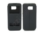   T-Case / Puloka flip tok - Samsung Galaxy S7 Edge / G935F - fekete 