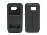   T-Case / Puloka flip tok - Samsung Galaxy S7 / G930F - fekete 