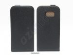 Flexi Slim flip tok - Samsung Galaxy S6 / G920F - fekete