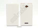 Flexi Slim flip tok - Sony Xperia E4 / E2105 - fehér