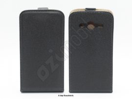 Flexi Slim flip tok - Samsung Galaxy Core 2 / G355 - fekete 