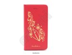   Dekorált Flip tok - Magnet Flip tok - Xiaomi Redmi Note 7 / Note 7 Pro - piros