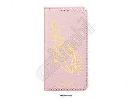 Dekorált Flip tok - Magnet Flip tok - Xiaomi Mi 8 Lite - rose gold