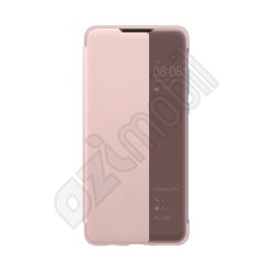 Smart View gyári flip tok - Huawei P30 Pro - pink