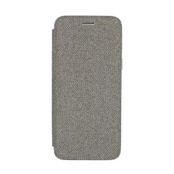 Vennus Flip Tok - Samsung Galaxy A605 / A6 Plus / J800 (2018) - Textil - szürke