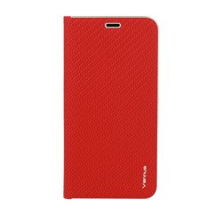 Vennus Carbon Flip Tok - Samsung Galaxy A405 / A40 - Piros