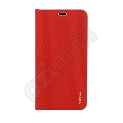 Vennus Flip Tok - Samsung Galaxy A515 / A51 - Carbon Piros