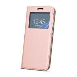 Skin Book ablakos - Huawei Y6 2018 - rose gold