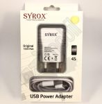   SYROX Töltő szett - 2 in 1 - Iphone 4 / 4S USB - 1A  SYX-J16