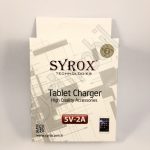   SYROX Tablet Töltő (Vékony tű csatlakozós) - 5V/2A -  SYX-J10
