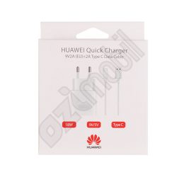 Gyári Huawei hálózati töltő szett Type-C 2A (AP-32) - fehér
