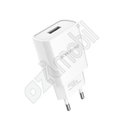 Borofone Hálózati USB Töltő - BA20A - 2,1A - fehér