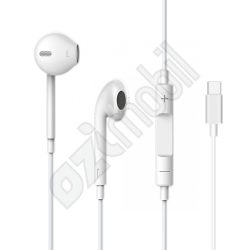 DEVIA Ramote Mic smart earpods headset - Type-C - fehér